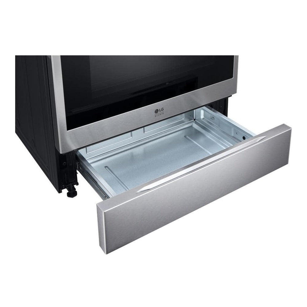 LG Studio LG STUDIO 6.3 cu. ft. InstaView® Induction Slide-in Range with Air Fry and Air S