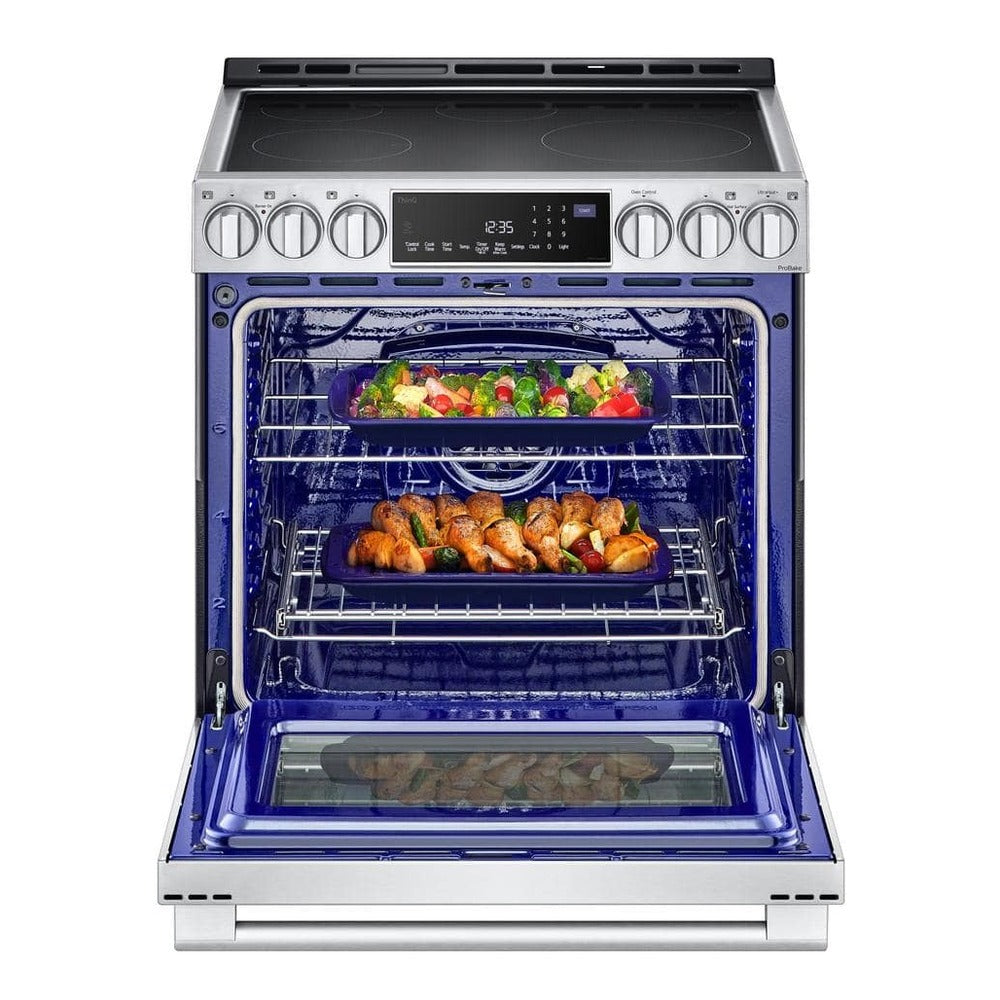 LG Studio LG STUDIO 6.3 cu. ft. InstaView® Induction Slide-in Range with Air Fry and Air S