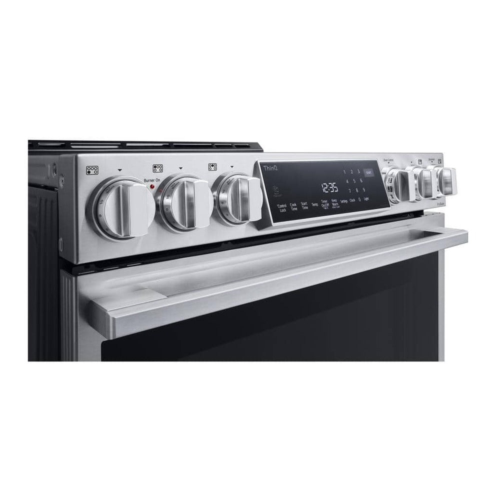 LG Studio LG STUDIO 6.3 cu. ft. InstaView® Induction Slide-in Range with Air Fry and Air S