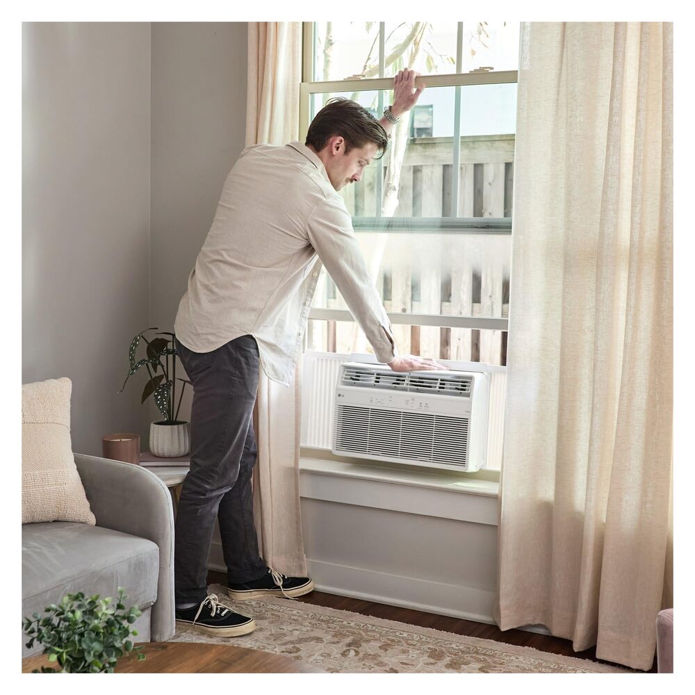 LG 10,000 BTU Smart Wi-Fi Enabled Window Air Conditioner  Cools Up To 450 sq. ft.