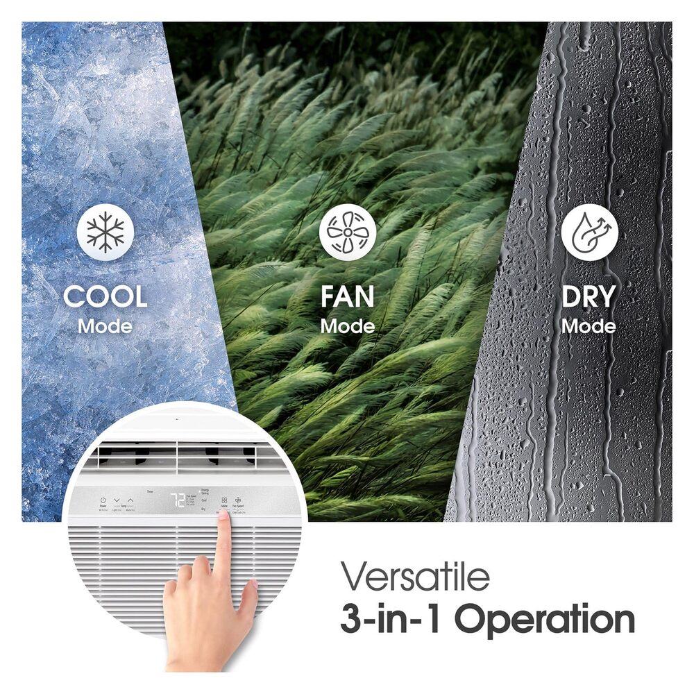 LG 10,000 BTU Smart Wi-Fi Enabled Window Air Conditioner  Cools Up To 450 sq. ft.