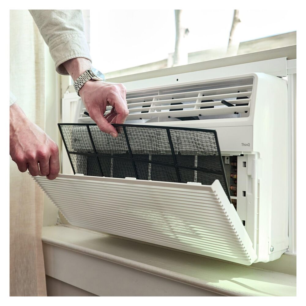 LG 10,000 BTU Smart Wi-Fi Enabled Window Air Conditioner  Cools Up To 450 sq. ft.