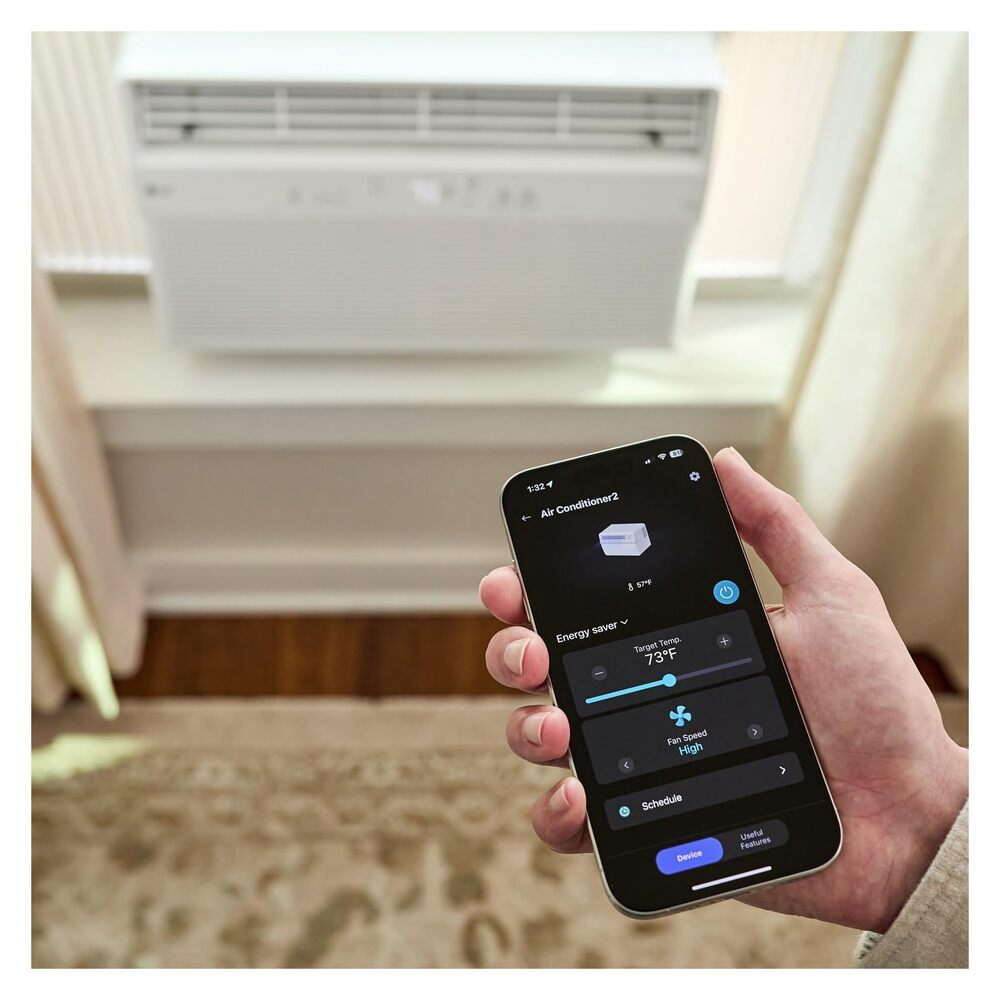 LG 10,000 BTU Smart Wi-Fi Enabled Window Air Conditioner  Cools Up To 450 sq. ft.