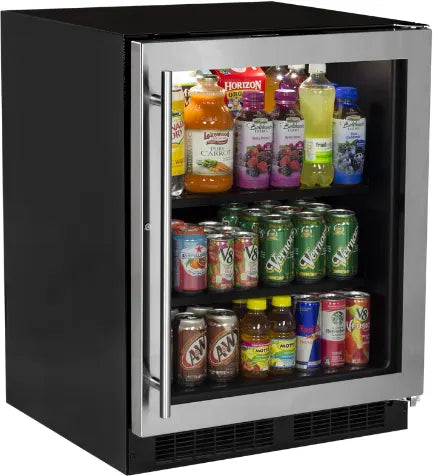 Marvel 24-In Low Profile Built-In High-Capacity Refrigerator with Door Style - Stainles