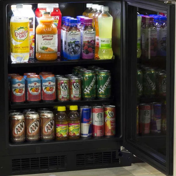 Marvel 24-In Low Profile Built-In High-Capacity Refrigerator with Door Style - Stainles