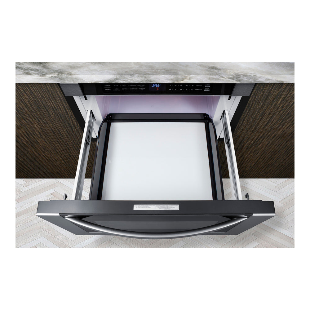 Summit 24" Wide Built-in Drawer Microwave