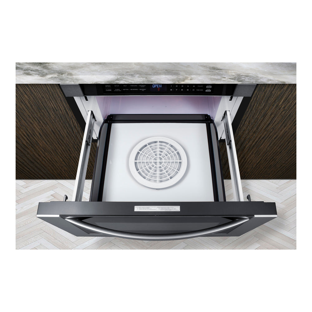 Summit 24" Wide Built-in Drawer Microwave