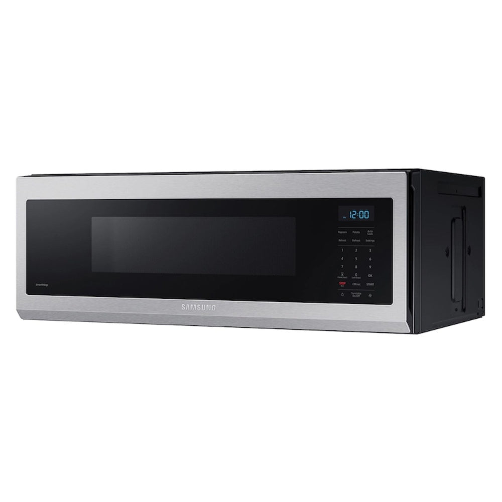 Samsung 1.1 cu. ft. Smart SLIM Over-the-Range Microwave with 400 CFM Hood Ventilation, W