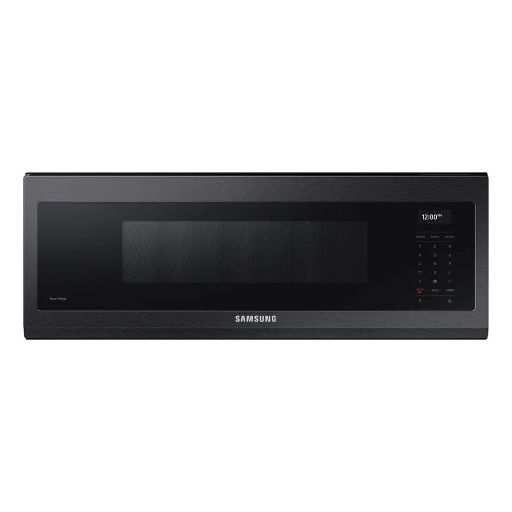 Samsung 1.1 cu. ft. Smart SLIM Over-the-Range Microwave with 550 CFM Hood Ventilation, W