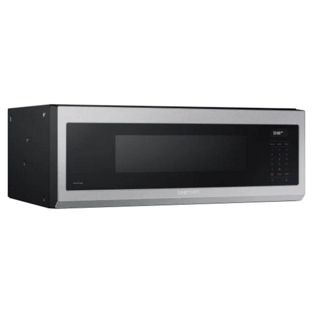 Samsung 1.1 cu. ft. Smart SLIM Over-the-Range Microwave with 550 CFM Hood Ventilation, W