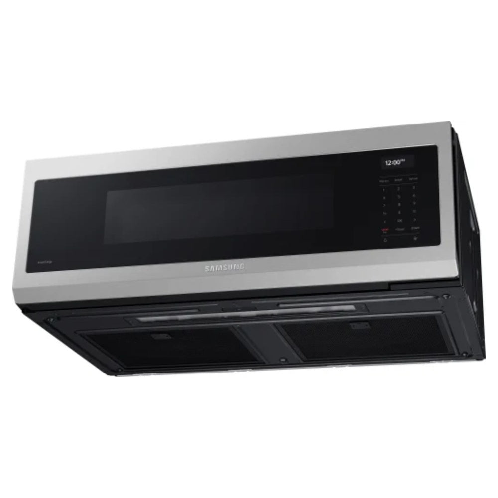 Samsung 1.1 cu. ft. Smart SLIM Over-the-Range Microwave with 550 CFM Hood Ventilation, W