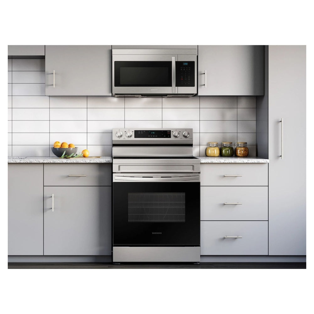 Samsung Over-the-Range Microwave 300 CFM Hood Ventilation  Auto Cook  1.6 cu.ft.