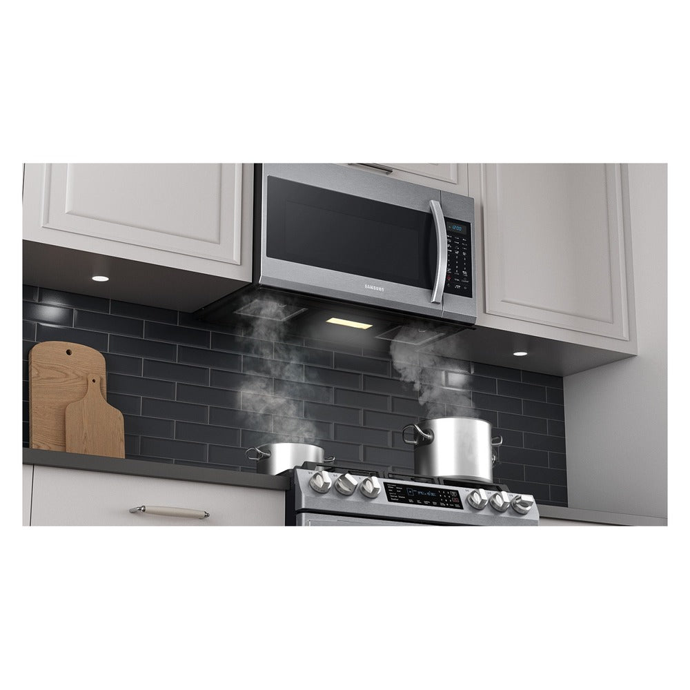 Samsung Over-the-Range Microwave Fingerprint Resistant  1000W Power  1.7 cu.ft.