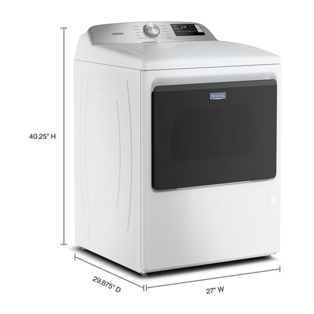 Maytag 7.4 Cu. Ft. Top Load Electric Dryer with Extra Power and Advanced Moisture Sensi