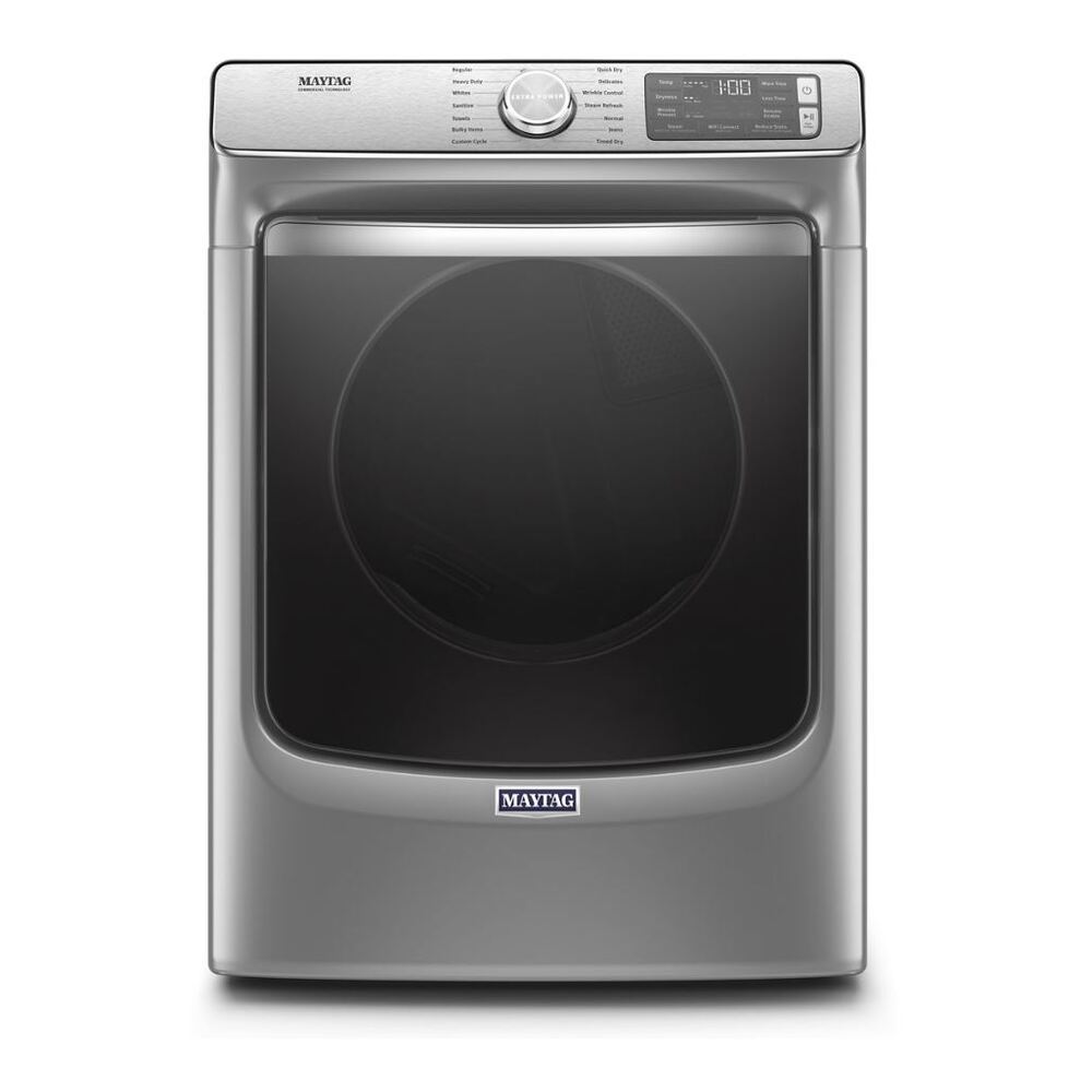 Maytag Smart Front Load Electric Dryer with Extra Power and Advanced Moisture Sensing P