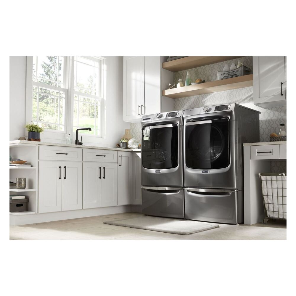 Maytag Smart Front Load Electric Dryer with Extra Power and Advanced Moisture Sensing P