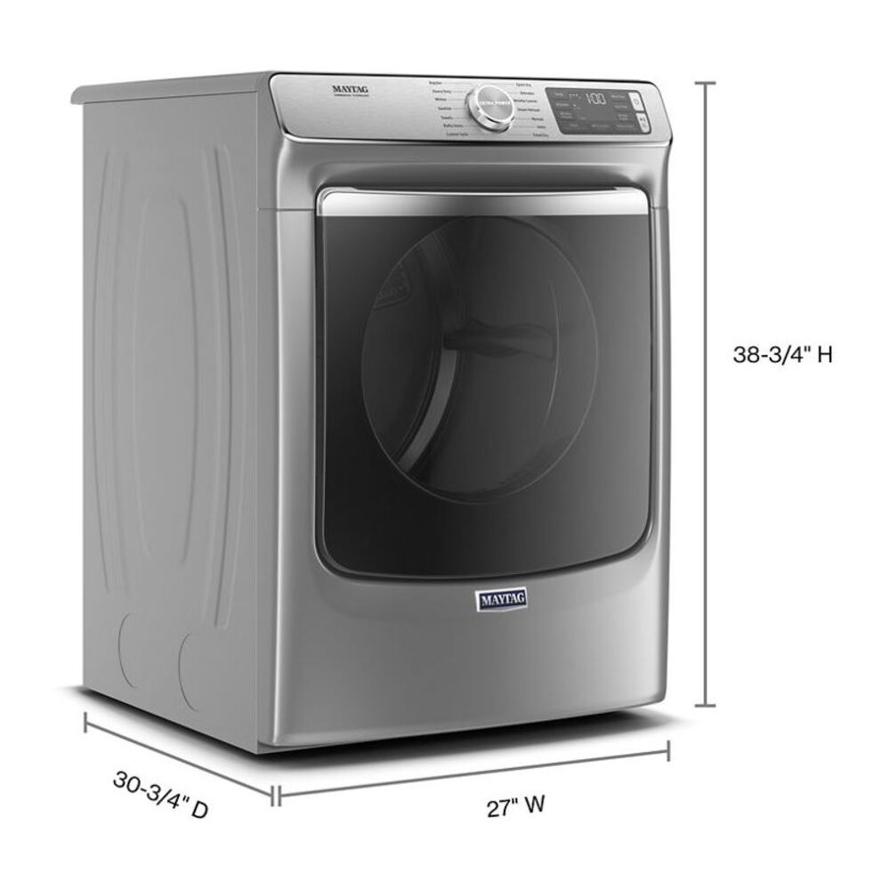 Maytag Smart Front Load Electric Dryer with Extra Power and Advanced Moisture Sensing P