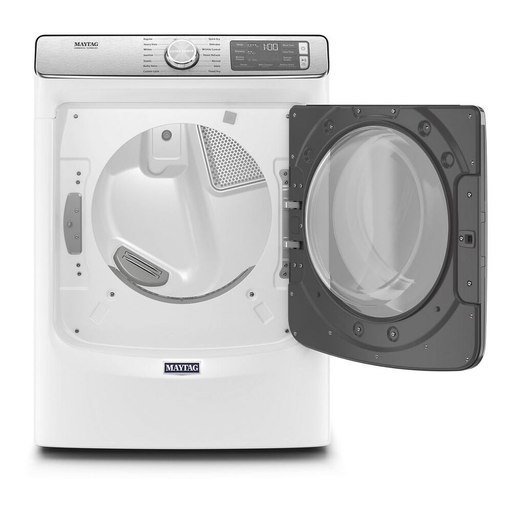 Maytag Smart Front Load Electric Dryer with Extra Power and Advanced Moisture Sensing P