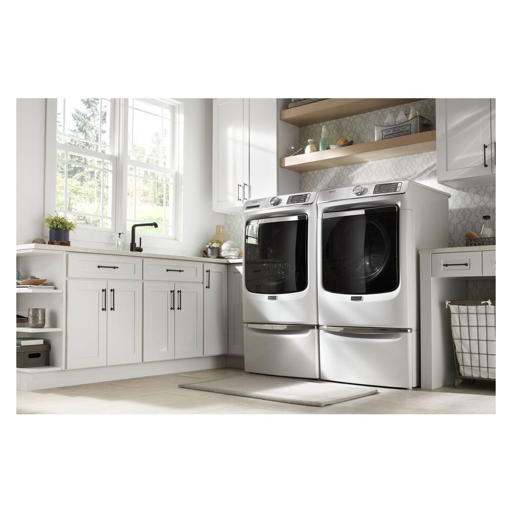 Maytag Smart Front Load Electric Dryer with Extra Power and Advanced Moisture Sensing P