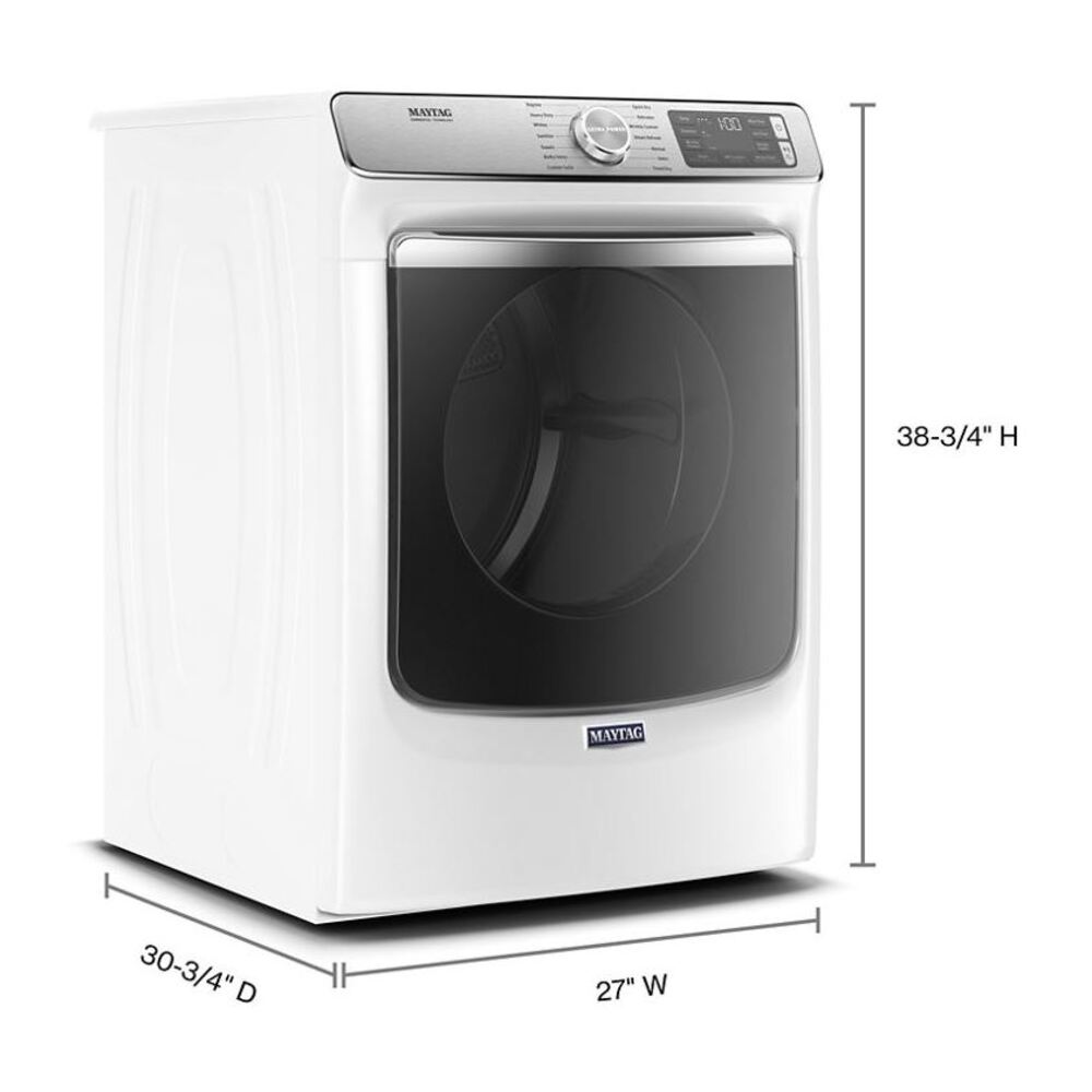Maytag Smart Front Load Electric Dryer with Extra Power and Advanced Moisture Sensing P