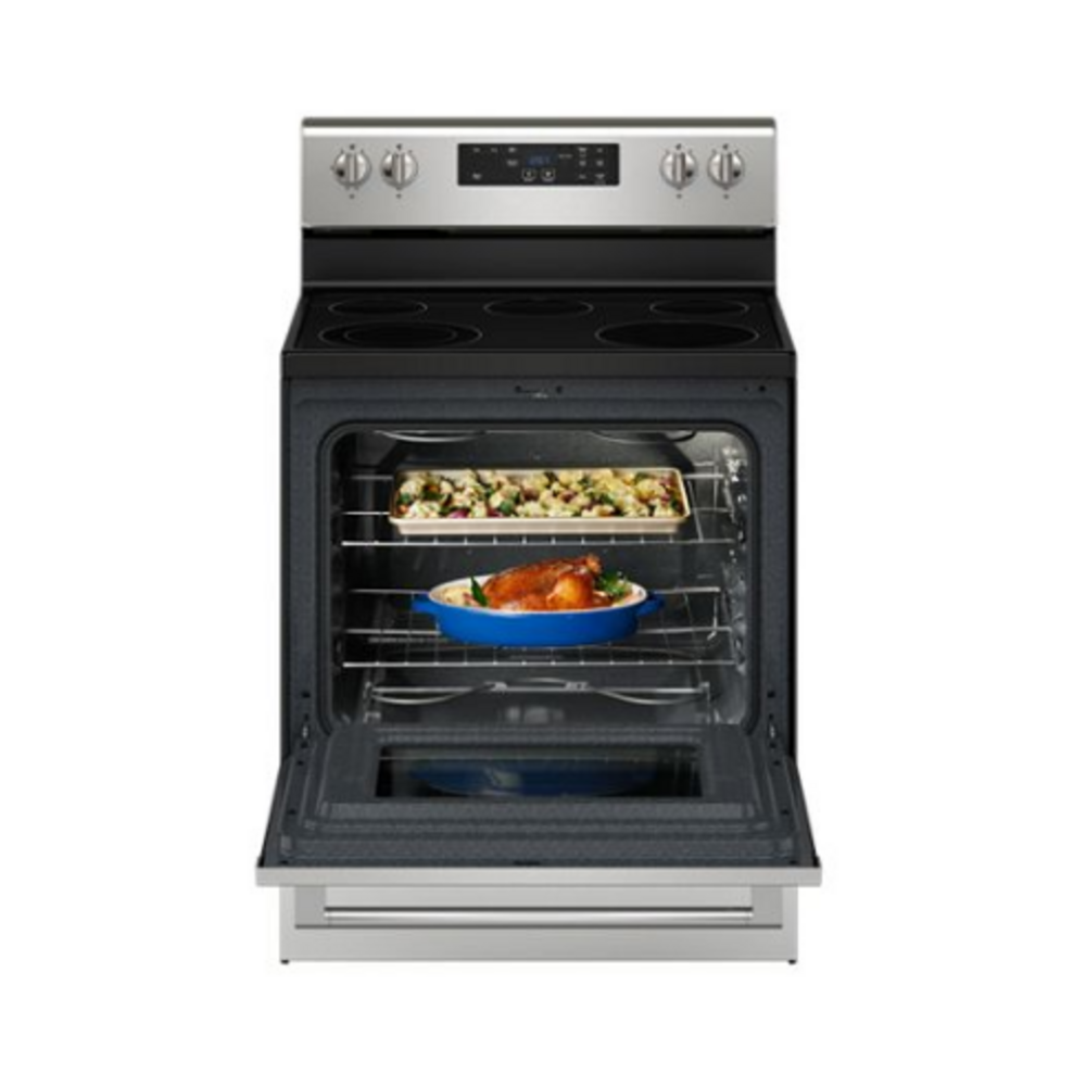 Maytag 30-inch Wide Electric Range with Steam Clean - 5.3 cu. ft.