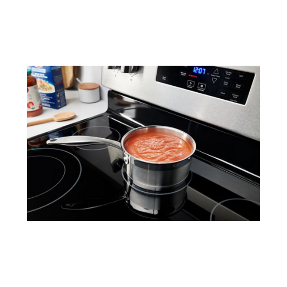 Maytag 30-inch Wide Electric Range with Steam Clean - 5.3 cu. ft.