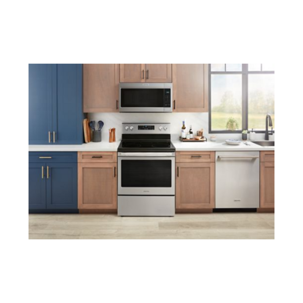 Maytag 30-inch Wide Electric Range with Steam Clean - 5.3 cu. ft.