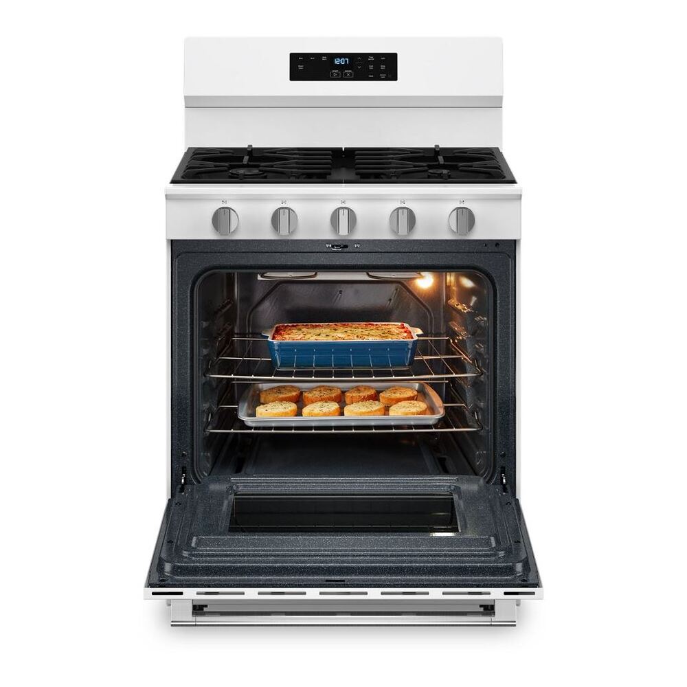 Maytag 30-Inch Wide Gas Range With Steam Clean - 5.0 cu. ft.