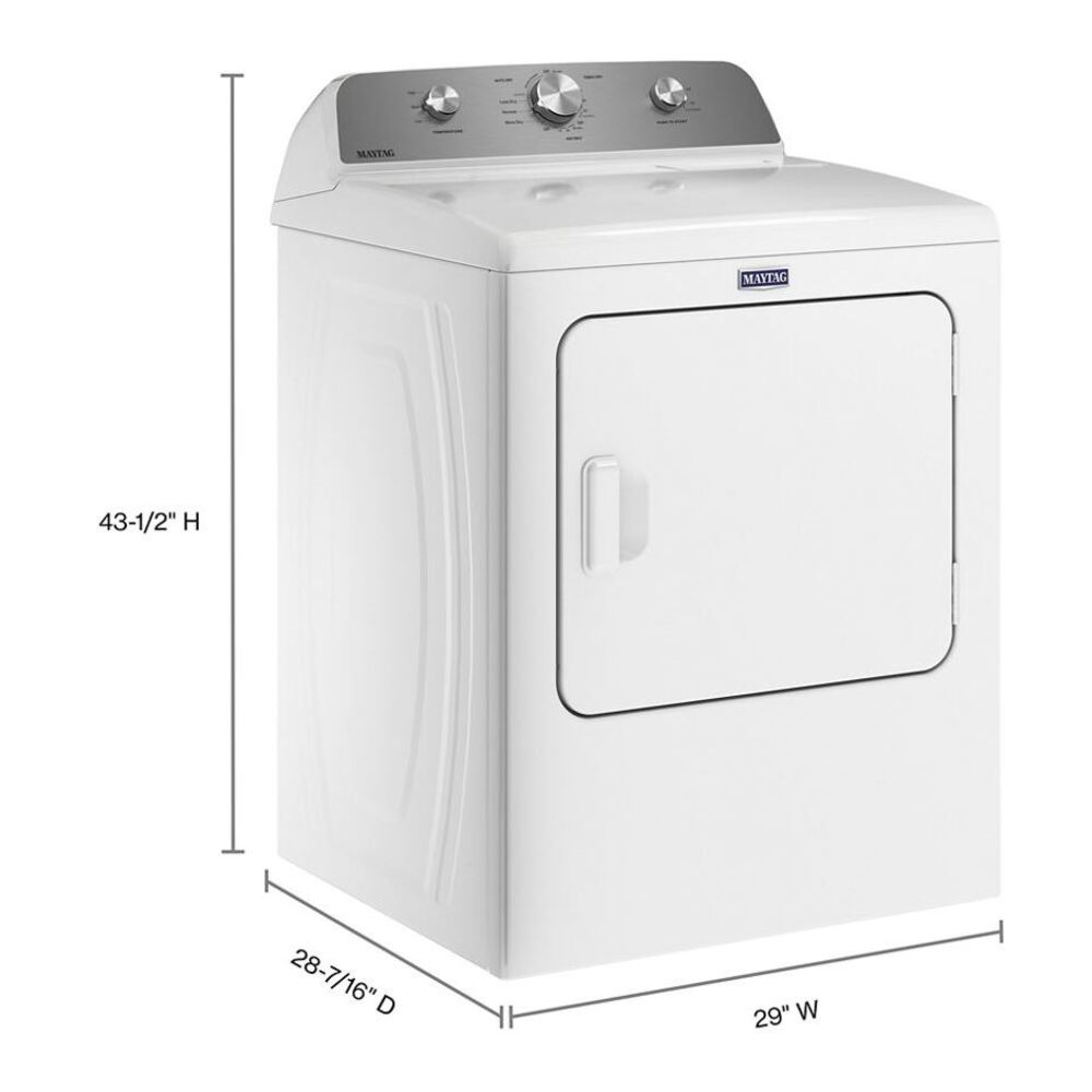 Maytag Top Load Gas Wrinkle Prevent Dryer - 7.0 cu. ft.