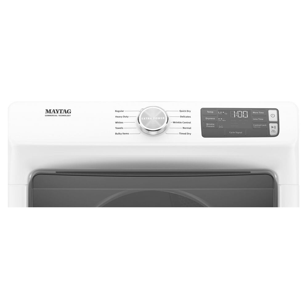 Maytag Front Load Gas Dryer with Extra Power and Quick Dry cycle - 7.3 cu. ft.