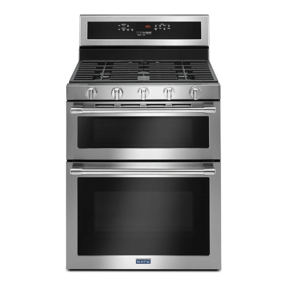 Maytag 30-Inch Wide Double Oven Gas Range With True Convection - 6.0 Cu. Ft.