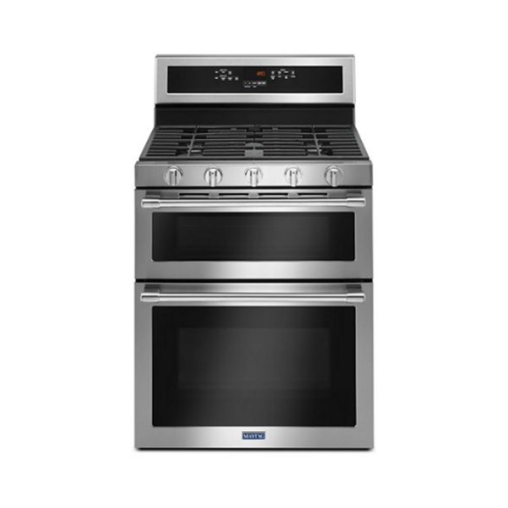 Maytag 30-Inch Wide Double Oven Gas Range With True Convection - 6.0 Cu. Ft.