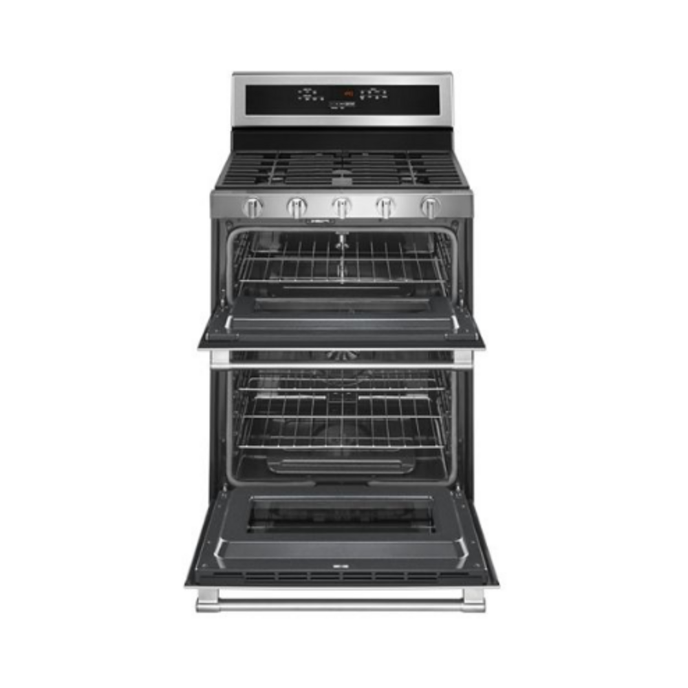 Maytag 30-Inch Wide Double Oven Gas Range With True Convection - 6.0 Cu. Ft.