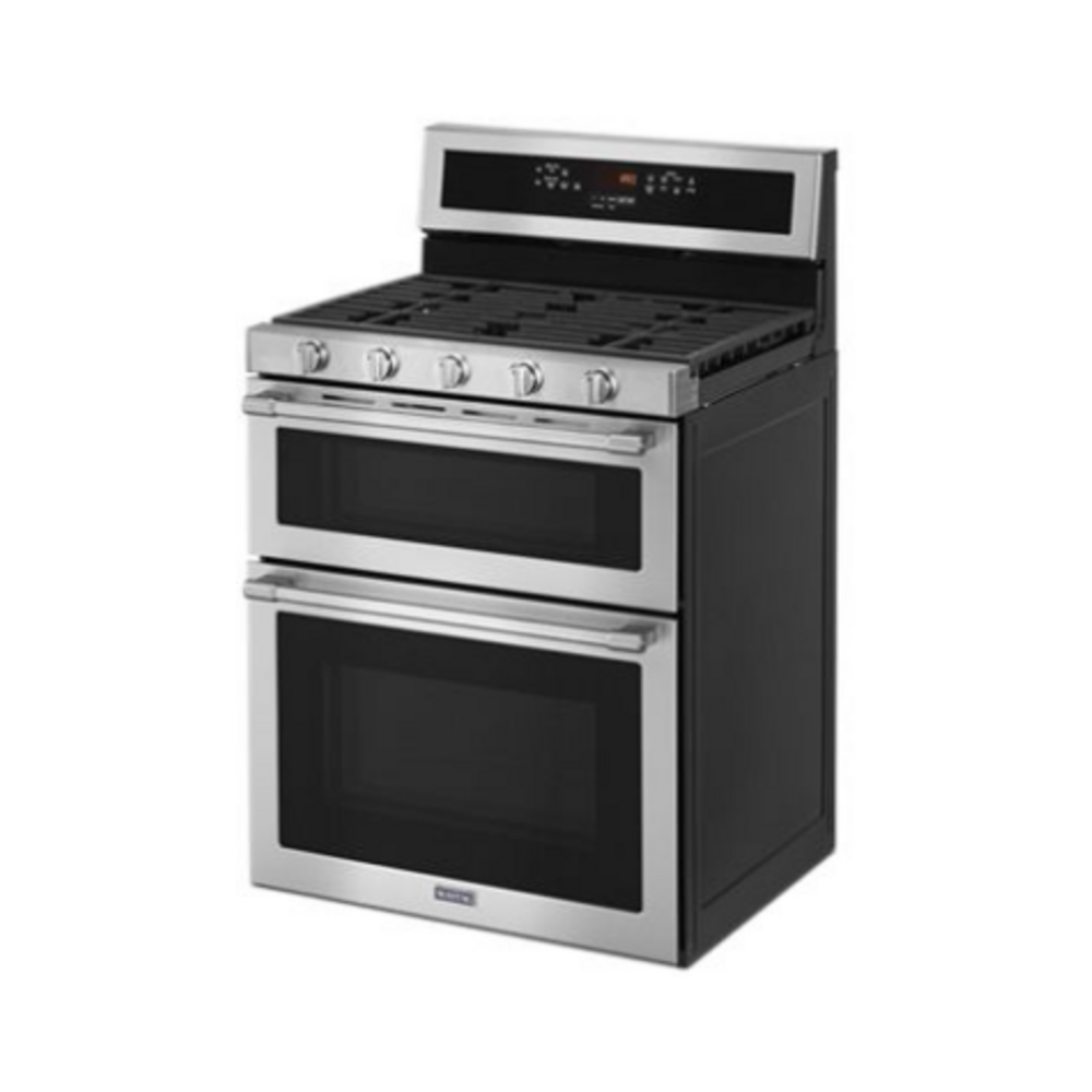 Maytag 30-Inch Wide Double Oven Gas Range With True Convection - 6.0 Cu. Ft.
