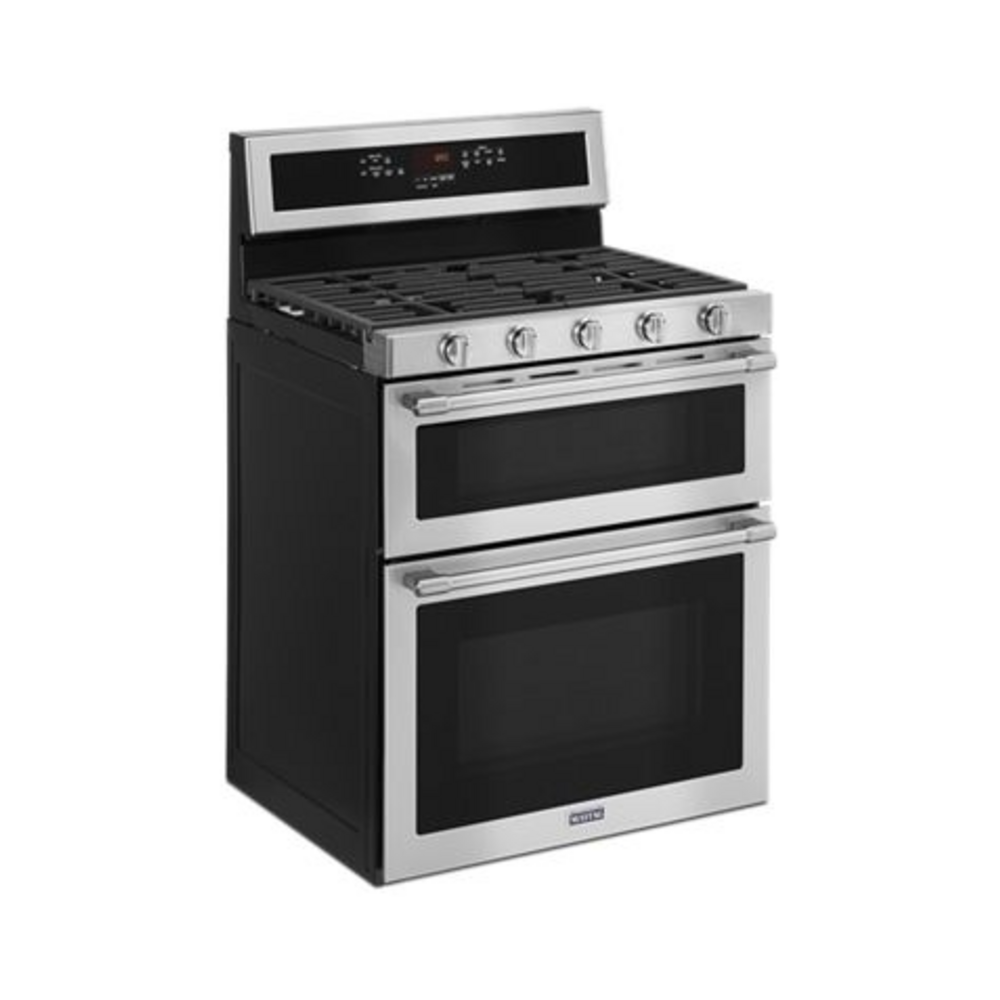 Maytag 30-Inch Wide Double Oven Gas Range With True Convection - 6.0 Cu. Ft.