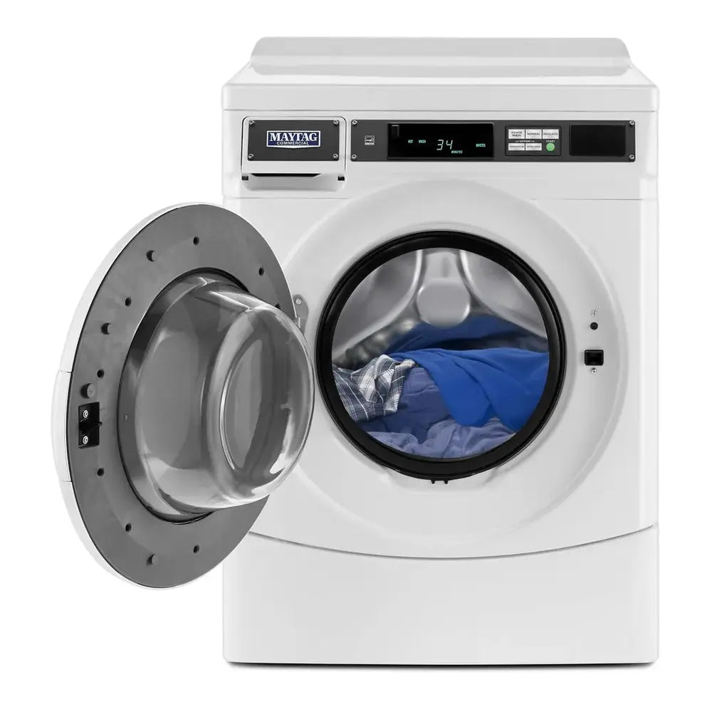 Maytag Commercial Commercial Front-Load Washer, Card Reader Ready or Non-Vend