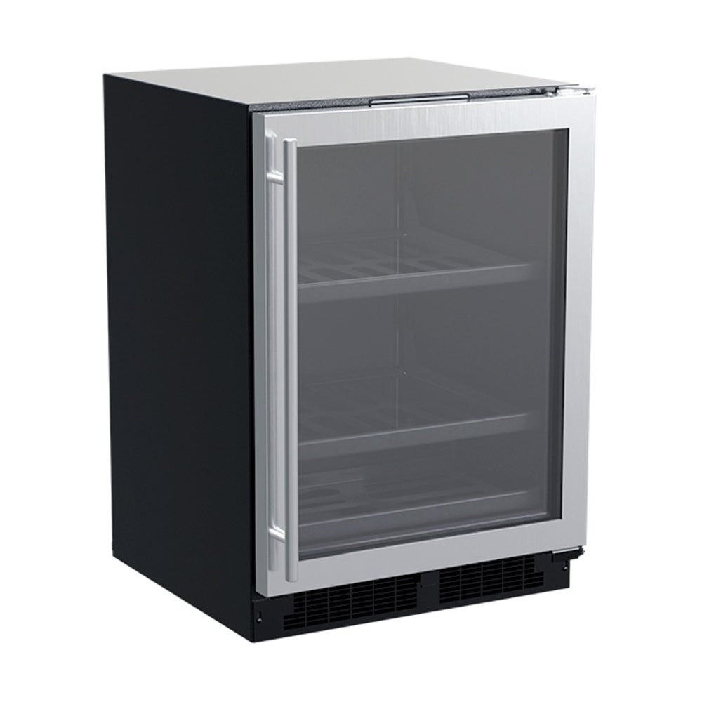 Marvel 24-In Built-In Beverage Center With 3-In-1 Convertible Shelves with Door Style -