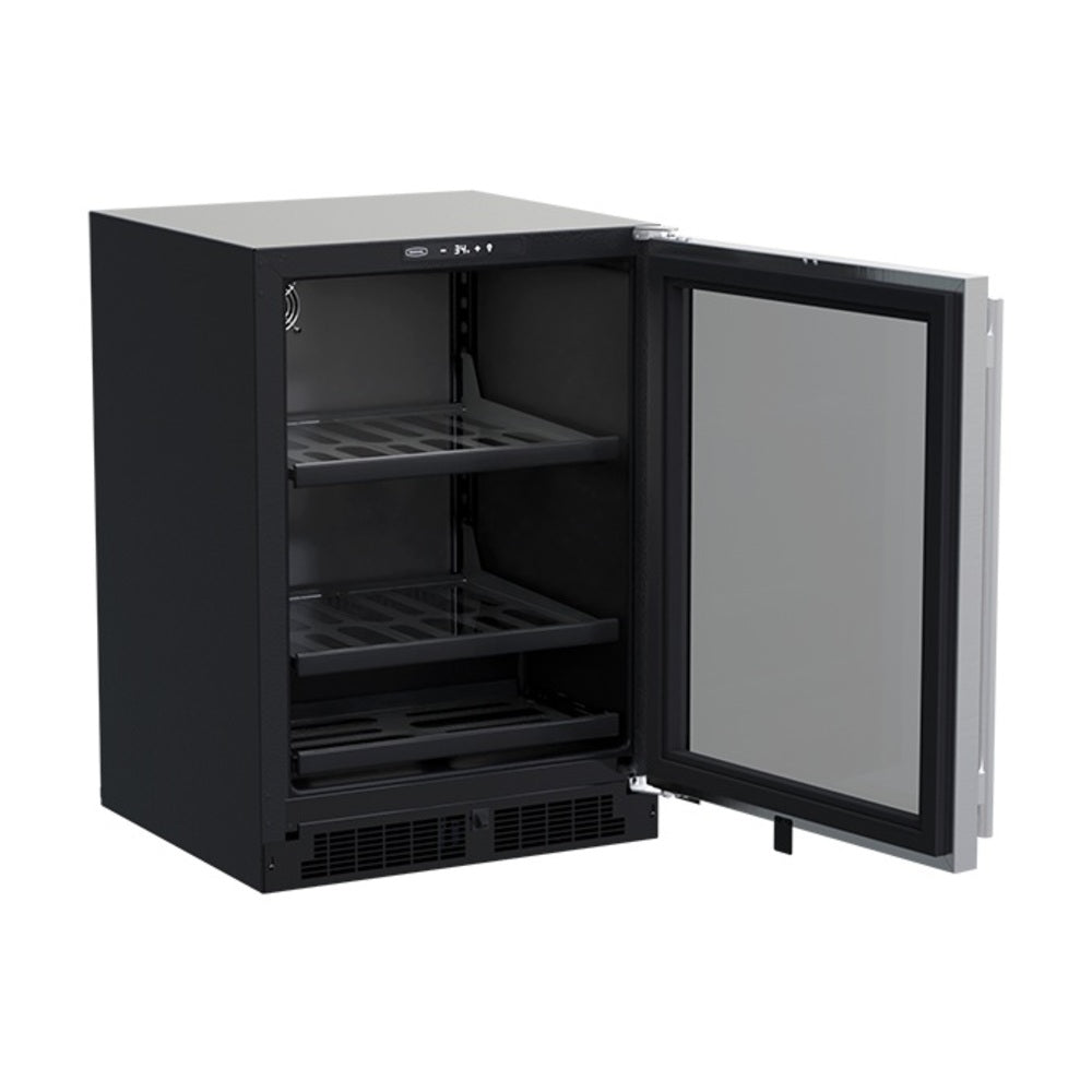 Marvel 24-In Built-In Beverage Center With 3-In-1 Convertible Shelves with Door Style -