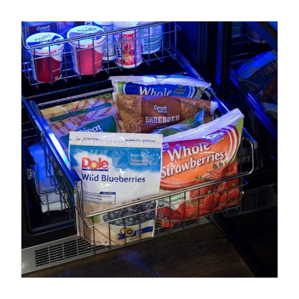 Marvel 24-In Professional Built-In Freezer With Reversible Door with Door Style - Stain