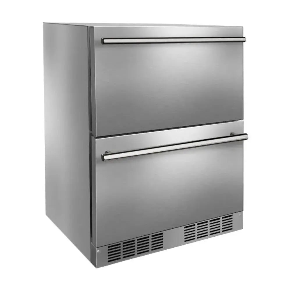 Marvel 24 inch Refrigerated Drawers with Door Style - Stainless Steel