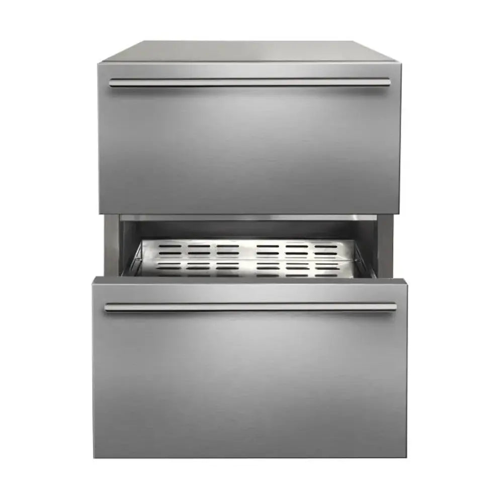 Marvel 24 inch Refrigerated Drawers with Door Style - Stainless Steel