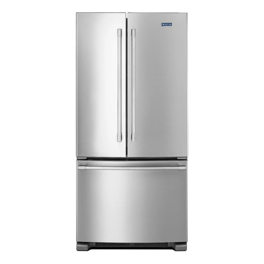 Maytag 33-Inch Wide French Door Refrigerator with Water Dispenser - 22 Cu. Ft