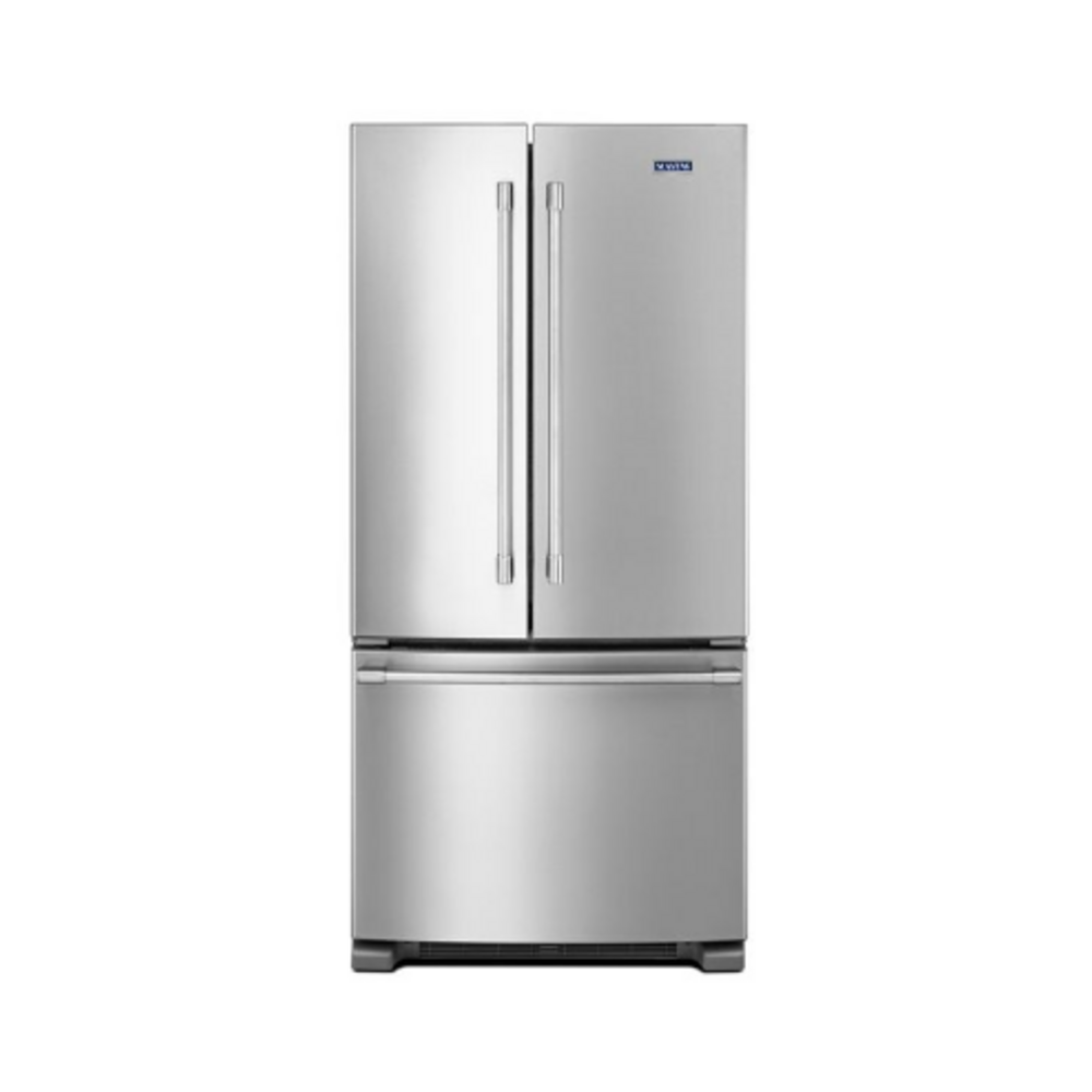 Maytag 33-Inch Wide French Door Refrigerator with Water Dispenser - 22 Cu. Ft