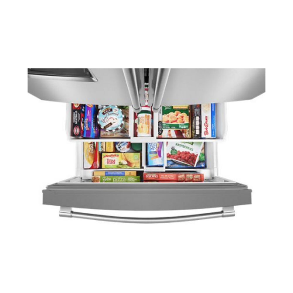 Maytag 33-Inch Wide French Door Refrigerator with Water Dispenser - 22 Cu. Ft