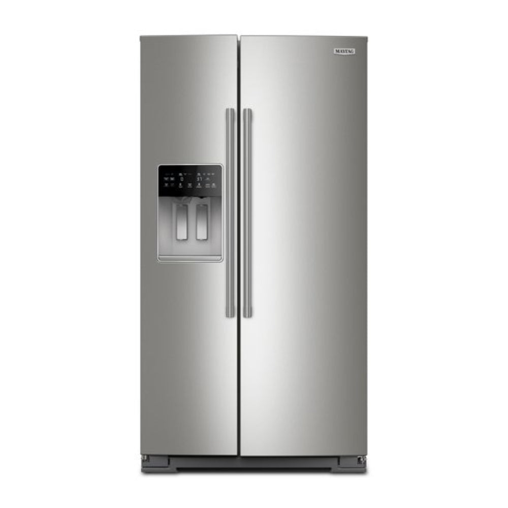 Maytag 36-inch Wide Full-Depth Side-by-Side Refrigerator with Arctic Blue Interior - 28