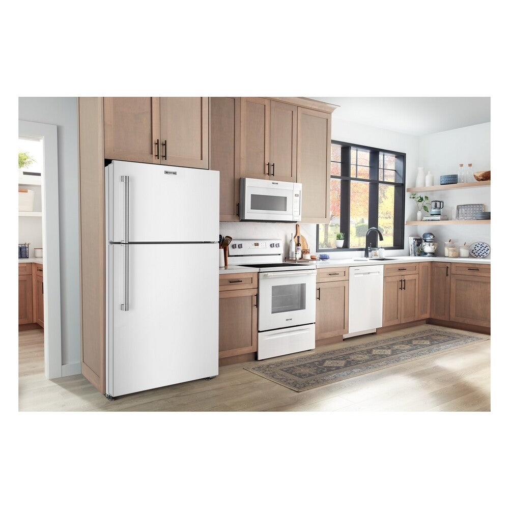 Maytag 30-Inch Wide Top-Freezer Refrigerator with Garage Mode-19 Cu. Ft.