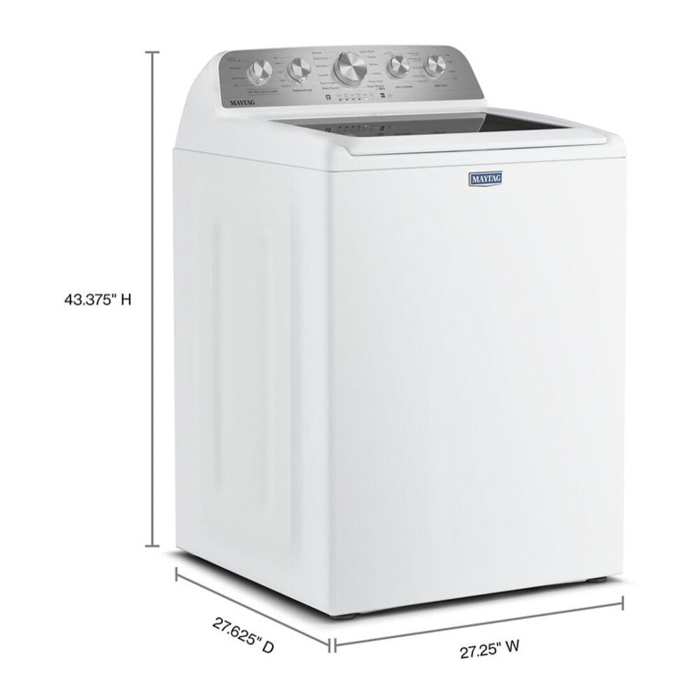 Maytag 4.8 Cu Ft. Top Load Impeller Washer with Extra Power and Pet Pro Option