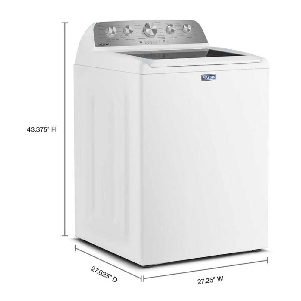 Maytag 4.7 Cu Ft. Top Load Agitator Washer with Extra Power and Pet Pro Option