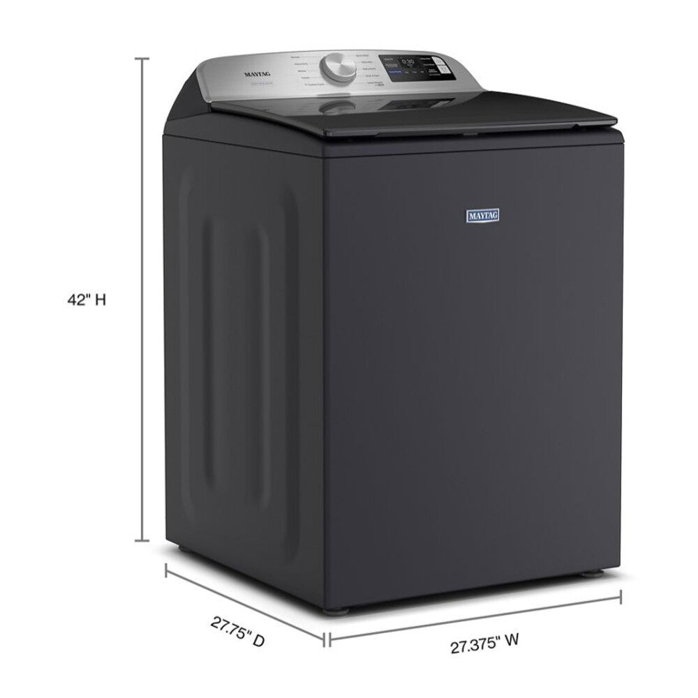 Maytag 5.3 Cu. Ft. Top Load Impeller Washer with Extra Power and Smart Appliance