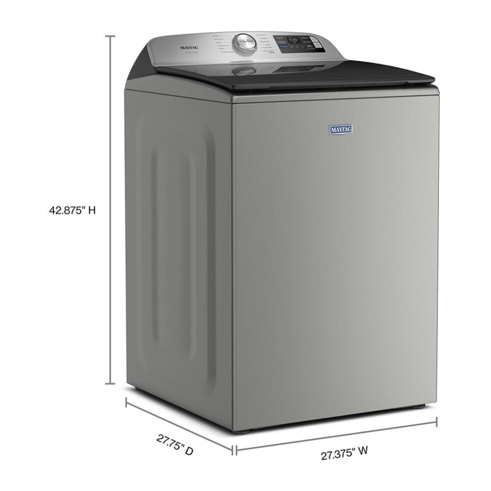 Maytag 5.3 Cu. Ft. Pet Pro Top Load Impeller Washer with Extra Power and Sanitize Cycle